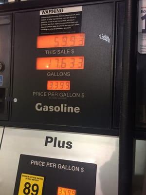 3.39?!?! I always pay 3.65+ in my area!!!!