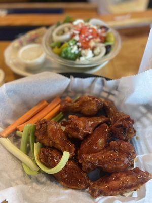 Lemon-yaki wings - yum  (not the super hot version) there were spicy but not overly spicy.