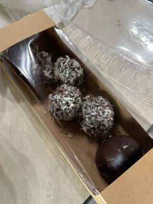 coconut chocolate bites