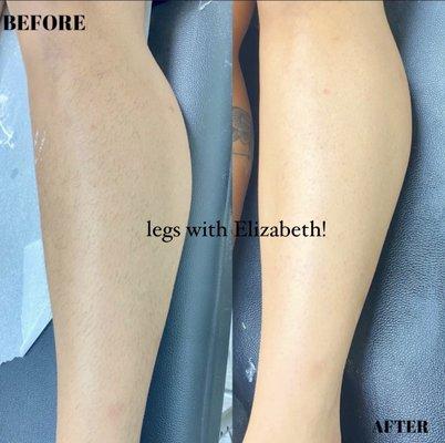 Yes, we do full body! This is a half leg sugaring service with Elizabeth. Full legs are $90 & half legs are $40. Book today!