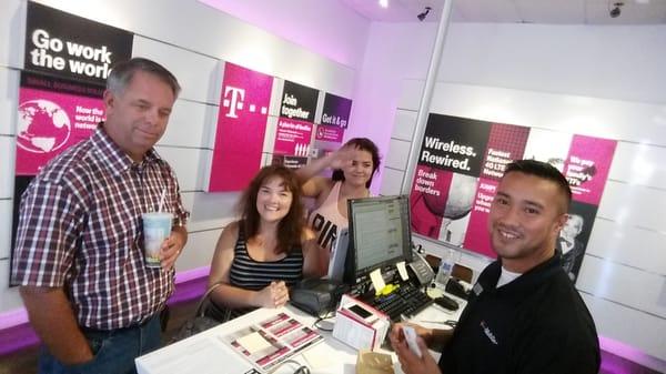 No captions needed all smiles here... thanks t-mobile family