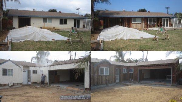 Stucco removal? We can handle it!