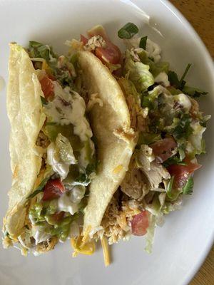 Chicken and turkey tacos