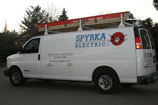 Spryka Electric Sonoma County truck