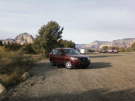 My wifes car in Sedona before oilchange