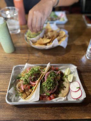 Vegan Chorizo Taco Special Poblanos and Potatoes Taco