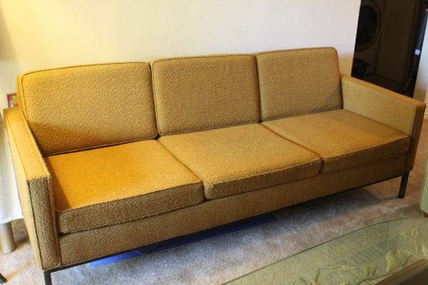 Vintage sofa before