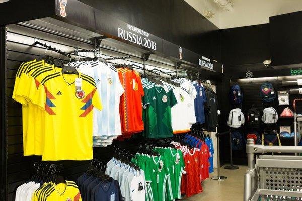 Get your World Cup 2018 gear at our showroom.