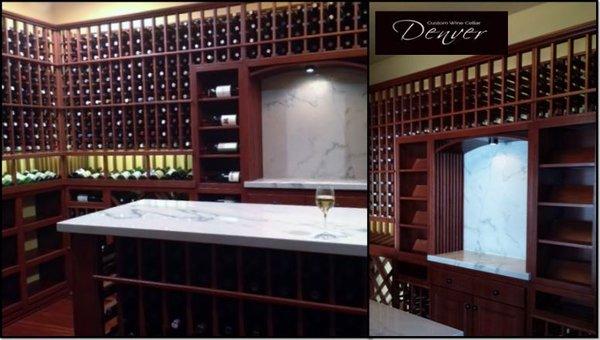 Backwall Denver Residential Custom Wine Cellar Construction