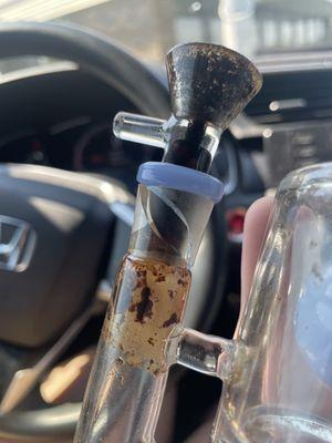 broken glass pipe