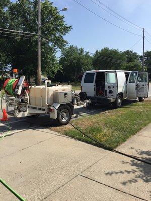 Jeff, the expert sewer cleaner!