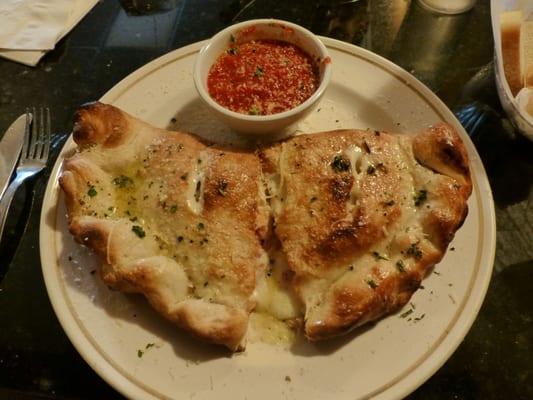 Calzone with ham