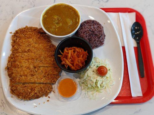 Don Katsu Curry ($19) ~ with curry requested to be on the side.