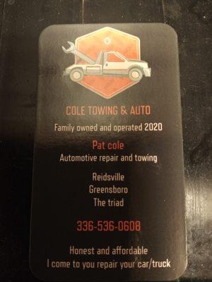 Cole Towing & auto