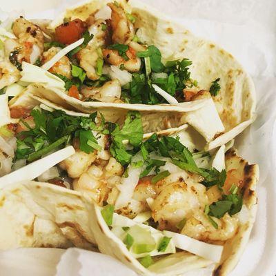 Shrimp tacos