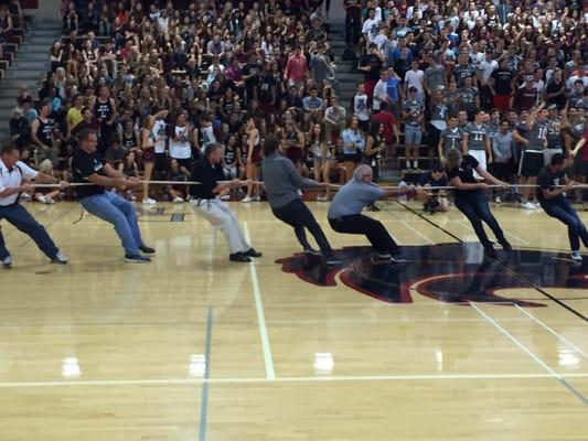 Gym during an assembly