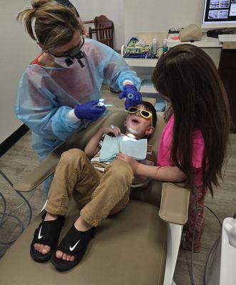 After 30 years of cleaning my teeth I'm truly blessed that my kids get to experience the same level of care that I did around their age