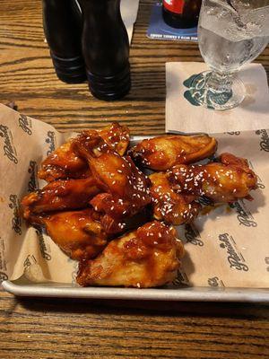 Korean bbq wings