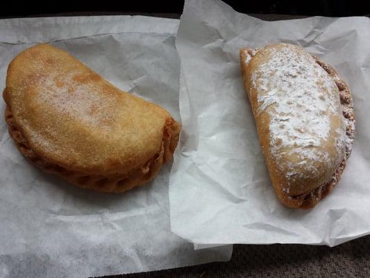 The house made fried pies here are freakin delicious! About 8 flavors to choose from.