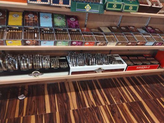 Massive humidor within this vape shop!