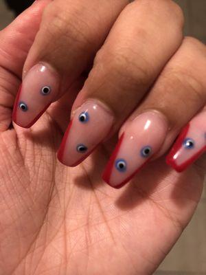 evil eye nails