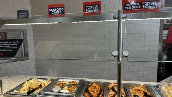 Nashville Hot Chicken Tenders & Orange Chicken