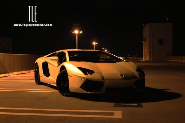 Lamborghini Aventador available for rental at Taylored Exotics