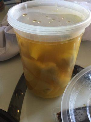 Wonton Soup (quart for $3)