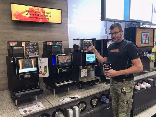 LK out Starbucks. 7 Eleven is gonna put a hurting on ya with their new systems.