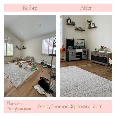 Playroom transformation