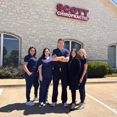 The faces behind the magic at Scott Chiropractic and Wellness! Come see us, we promise you will not regret it.