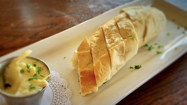 Baguette with garlic butter