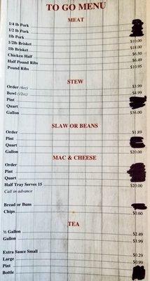 Vanna BBQ - Menu 3 - July 2024