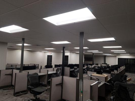 New instalation office Lights and outlets commercial