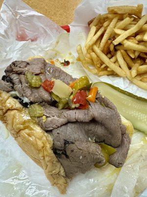 Italian Beef w/hot peppers