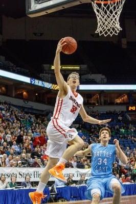 The boys' basketball team has made it to the State Tournament the last four out of five years.