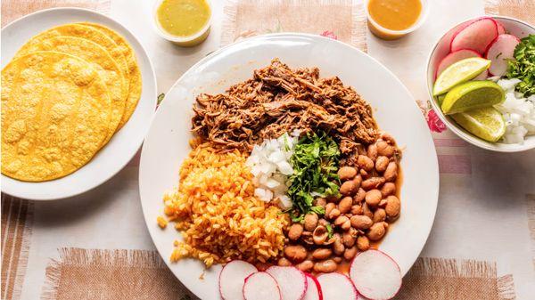 Savor a delicious birria plate!