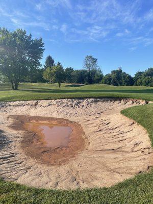 Not a single bunker has maintenance this season