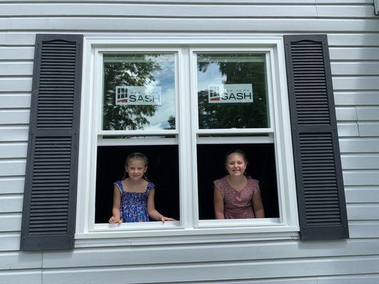 Happy window "customers" in Hamilton, NY