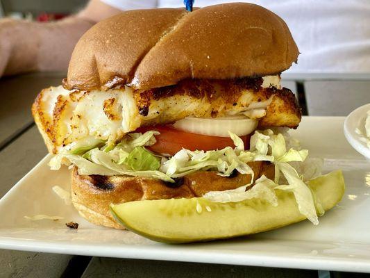 Lunch Special* Blackened Cod sandwich