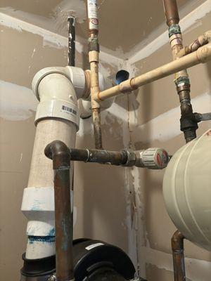 Pipes and wear install wrong and