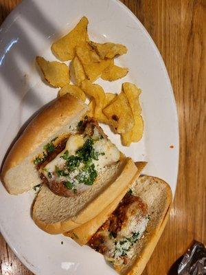 Meatball hoagie.