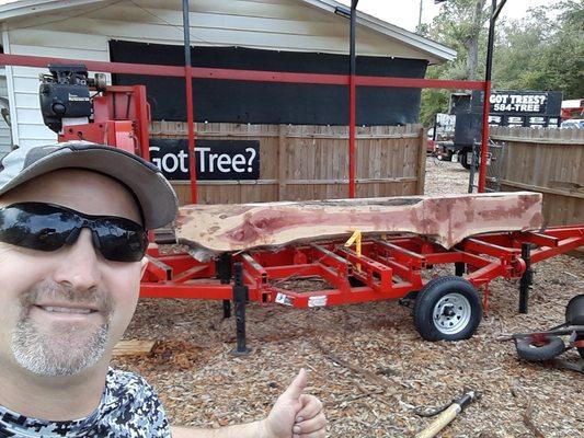 WE HAVE A LT40 WOODMIZER SAWMILL WE HAVE RUFF CUT LUMBER . WE TRY TO RECYCLE AS MUCH LUMBER AS POSSIBLE