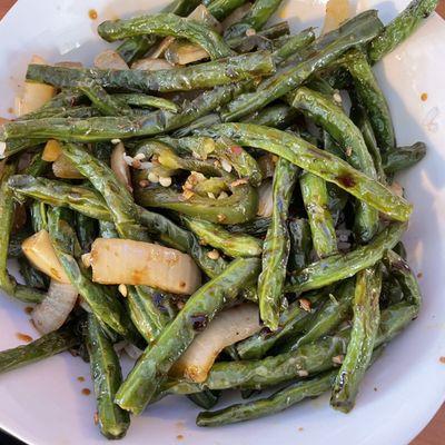 Dry Fried French Beans - so spicy and delicious