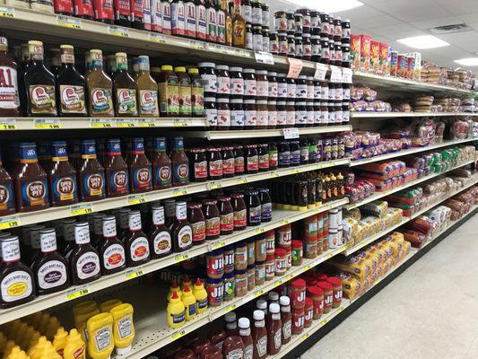 Condiments and bread