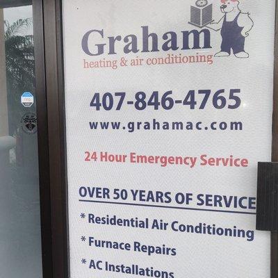 Graham Heating & Air Conditioner

407-846-4765