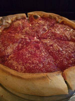 Deep dish supreme. Fills you up and is recommended.