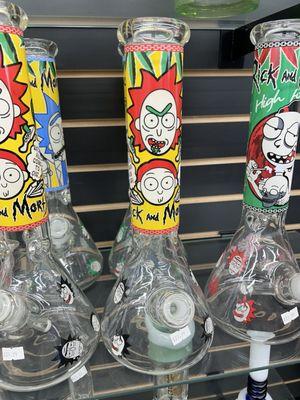 Rick and Morty water pipe for tobacco, herbs etc.