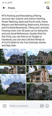 Exterior and interior house painting, Power Washing & remodeling