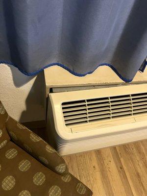 AC not sealed so pests can come In